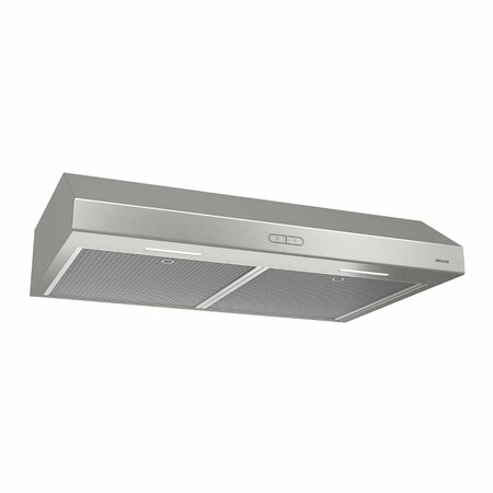 ALMO Glacier 30-Inch Stainless Steel Convertible Under-Cabinet Range Hood BCDF130SS
